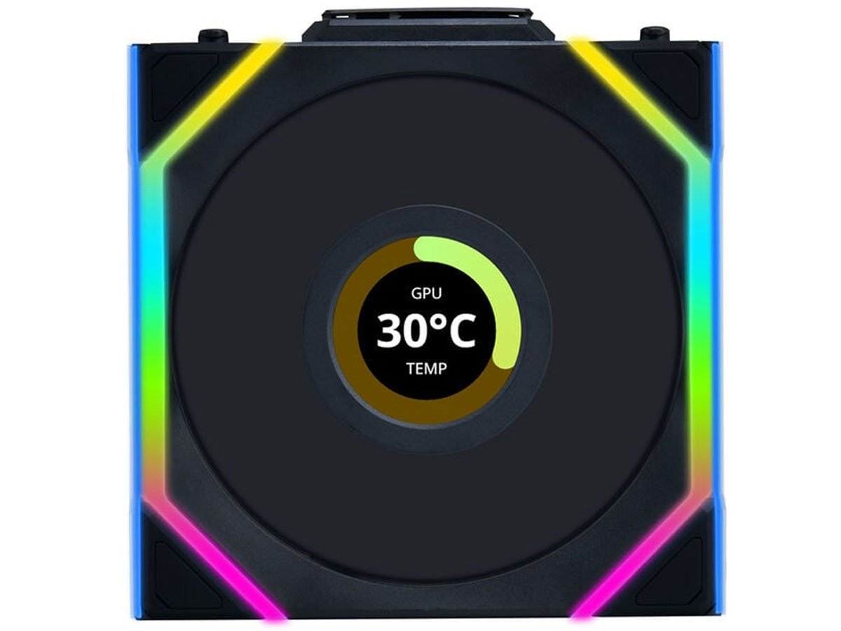 Lian Li SL Wireless LCD 120 3個セット 3x Lian Li UNI FAN SL Wireless LCD ARGB PWM 120mm - ProLine